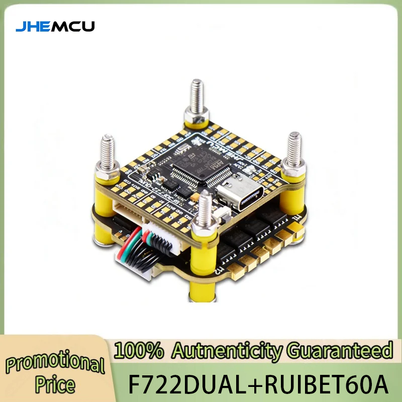 JHEMCU F7 Stack F722 Dual Flig - Fpv Flight Controller F7 Stack 60A ulasan dan harga