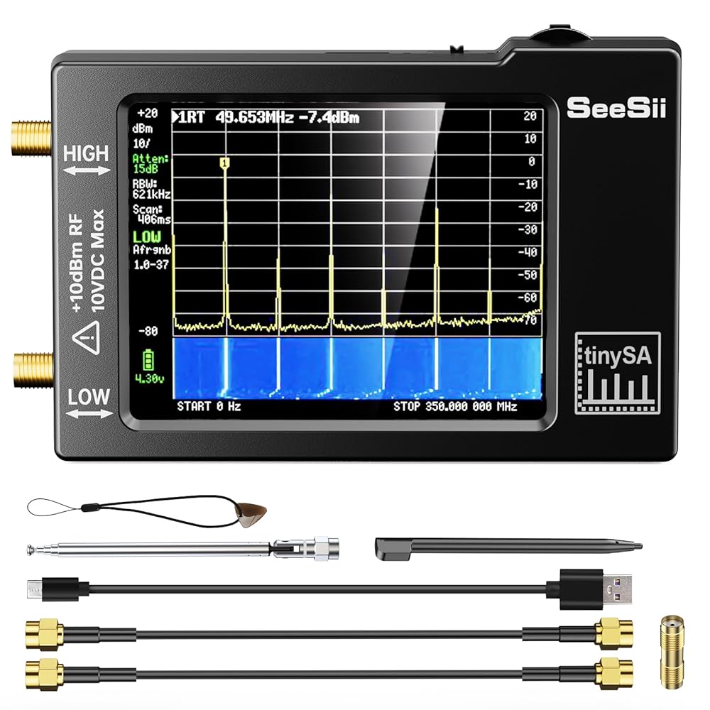 Upgraded Tiny Spectrum Analyze - Signal Generator Spectrum Analyzer ulasan dan harga